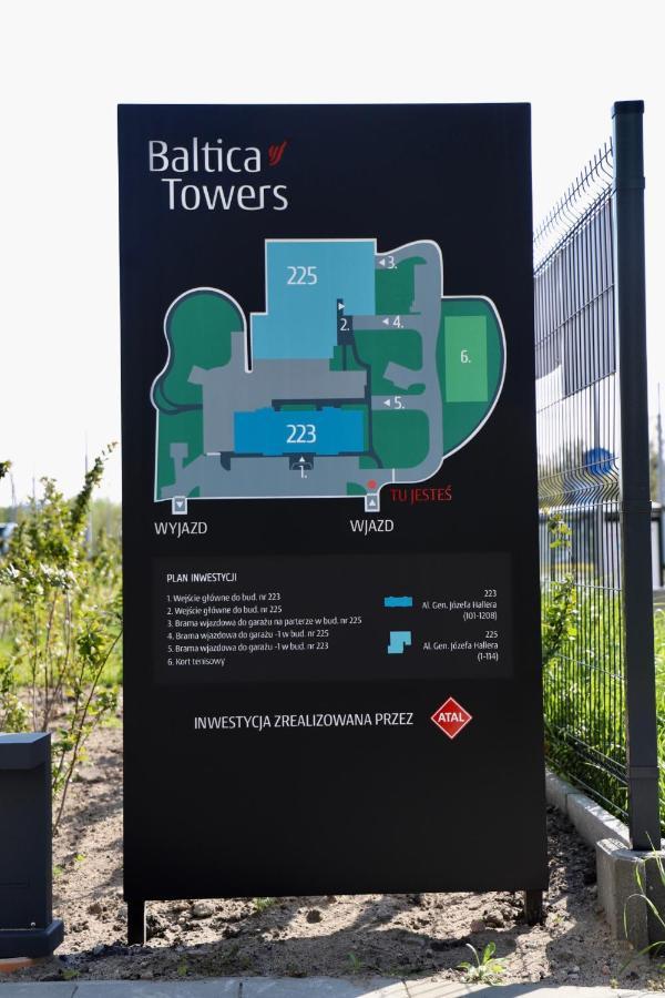 Apartament Gdansk Baltica Towers 7Floor Eksteriør billede